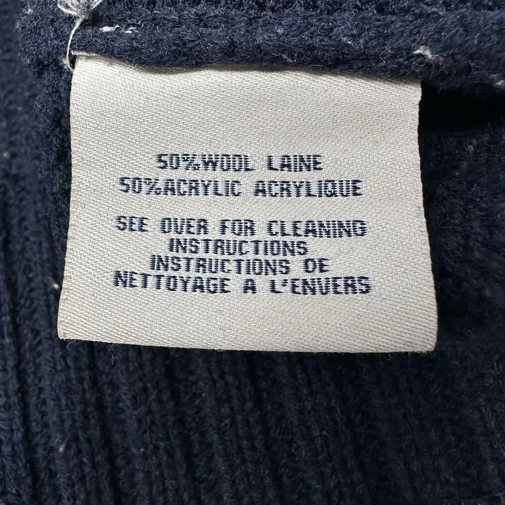 SCHOTT BROS Shawl Collar‎ Pullover Sweater Nordic Ski Wool Blend Fisherman 2XL